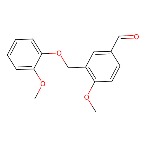 4-Methoxy-3-[(2-methoxyphenoxy)methyl]benzaldehyde structure
