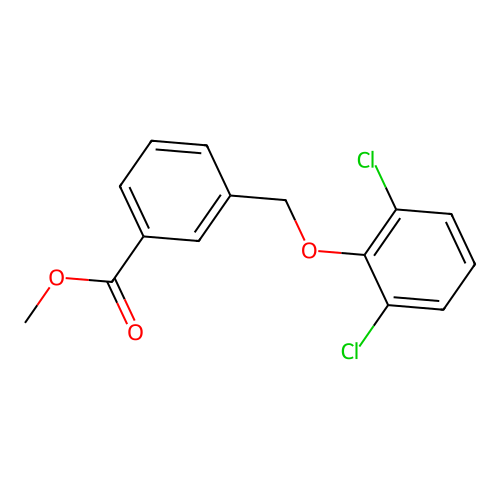 Methyl 3-[(2,6-dichlorophenoxy)methyl]benzoate structure