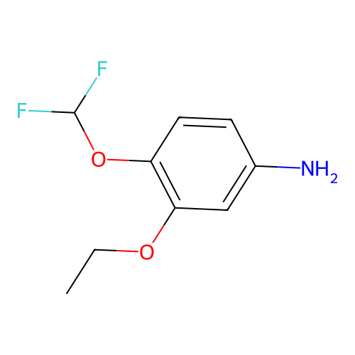 4-(Difluoromethoxy)-3-ethoxybenzenamine structure