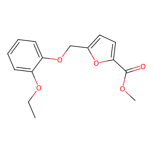 Methyl 5-[(2-ethoxyphenoxy)methyl]furan-2-carboxylate structure