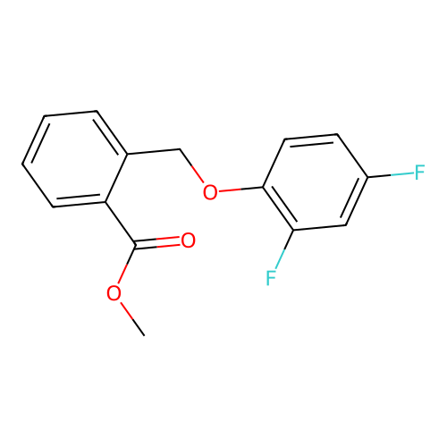 Methyl 2-[(2,4-difluorophenoxy)methyl]benzoate structure
