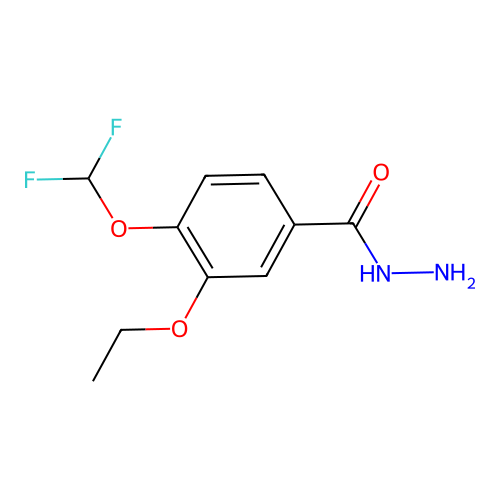 4-(Difluoromethoxy)-3-ethoxybenzohydrazide structure