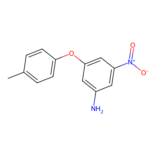3-(4-Methylphenoxy)-5-nitroaniline structure