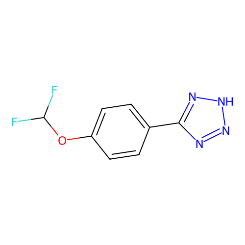 5-(4-(Difluoromethoxy)phenyl)-2H-tetrazole structure