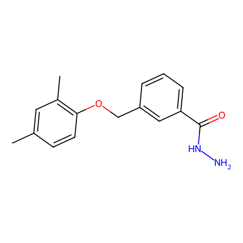 3-[(2,4-Dimethylphenoxy)methyl]benzohydrazide structure