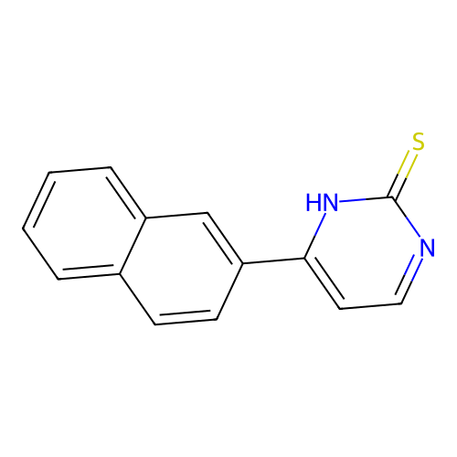 4-(Naphthalen-2-yl)pyrimidine-2-thiol structure