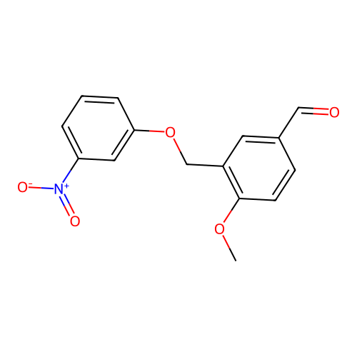 4-Methoxy-3-[(3-nitrophenoxy)methyl]benzaldehyde structure