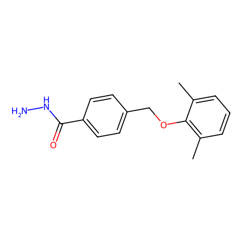 4-[(2,6-Dimethylphenoxy)methyl]benzohydrazide structure