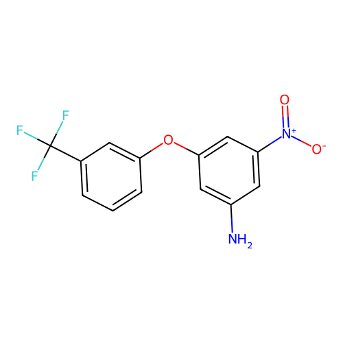3-Nitro-5-[3-(trifluoromethyl)phenoxy]aniline structure