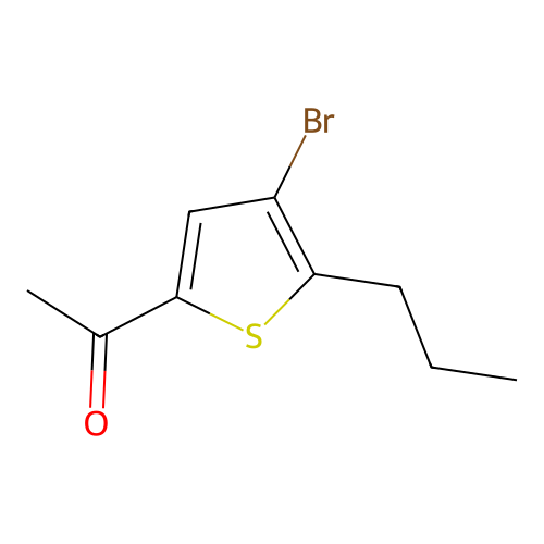 1-(4-Bromo-5-propylthiophen-2-yl)ethanone structure