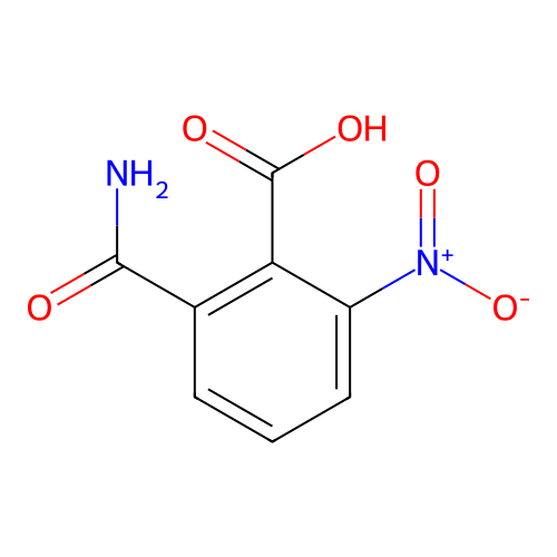 2-Carbamoyl-6-nitrobenzoic Acid structure