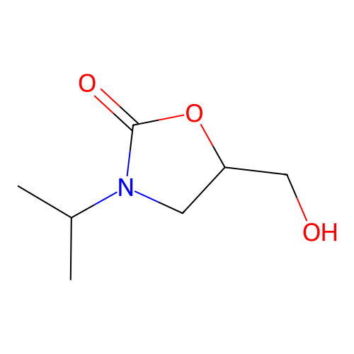 5-(Hydroxymethyl)-3-(1-methylethyl)oxazolidin-2-one structure