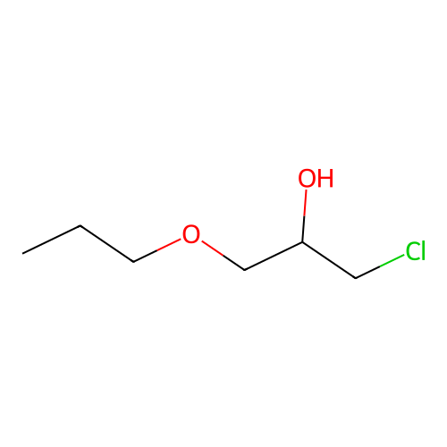 1-Chloro-3-propoxy-2-propanol structure
