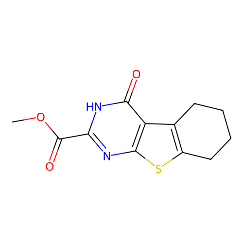 methyl 3-hydroxy-8-thia-4,6-diazatricyclo[7.4.0.0,2,7]trideca-1(9),2(7),3,5-tetraene-5-carboxylate structure