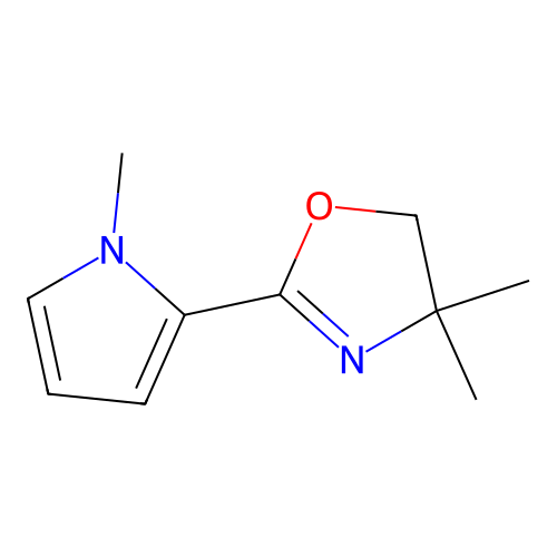 Oxazole, 4,5-dihydro-4,4-dimethyl-2-(1-methyl-1H-pyrrol-2-yl)- structure
