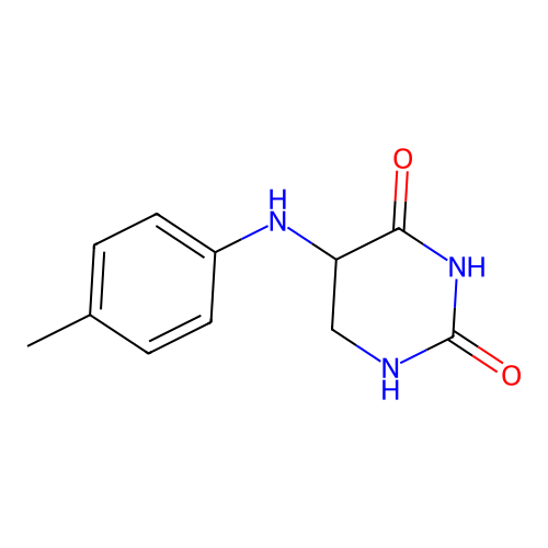 5-(p-Tolylamino)dihydropyrimidine-2,4(1H,3H)-dione structure