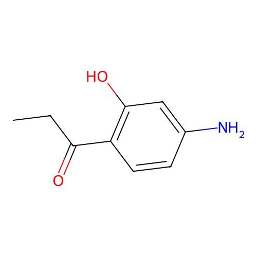1-(4-Amino-2-hydroxyphenyl)propan-1-one structure