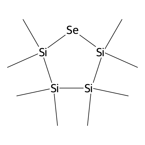 Selenatetrasilacyclopentane, octamethyl- structure
