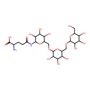 Glycotriosyl glutamine structure