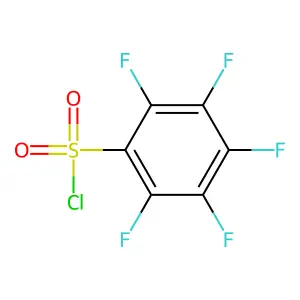 2,3,4,5,6-Pentafluorobenzenesulfonyl chloride structure