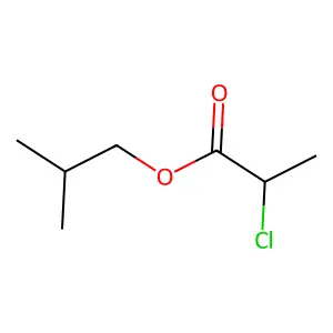 isobutyl (S)-2-chloropropionate structure