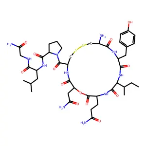 Oxytocin, malamidic acid(5-beta)- structure