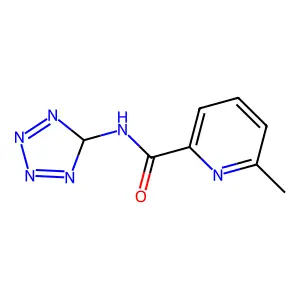 6-Methyl-N-(1H-tetrazol-5-yl)-2-pyridinecarboxamide structure