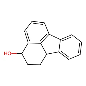 3-Fluoranthenol, 1,2,3,10b-tetrahydro-, cis- structure