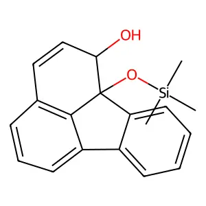 1-Fluoranthenol, 1,10b-dihydro-10b-((trimethylsilyl)oxy)-, trans- structure