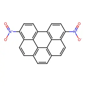 BENZO(ghi)PERYLENE, 5,10-DINITRO- structure