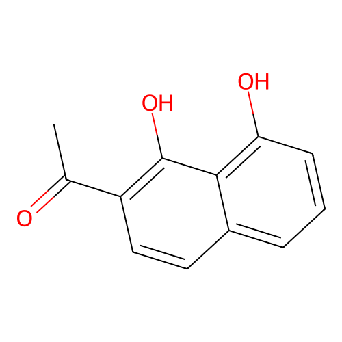 Ethanone, 1-(1,8-dihydroxy-2-naphthalenyl)- structure