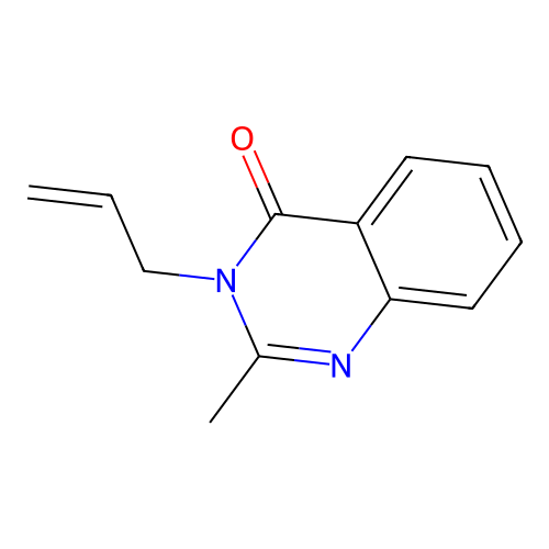 4(3H)-Quinazolinone, 2-methyl-3-(2-propenyl)- structure