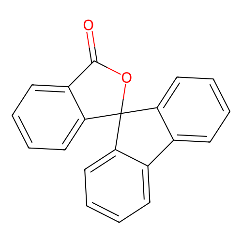 3H-spiro(2-benzofuran-1,9'-fluoren)-3-one structure