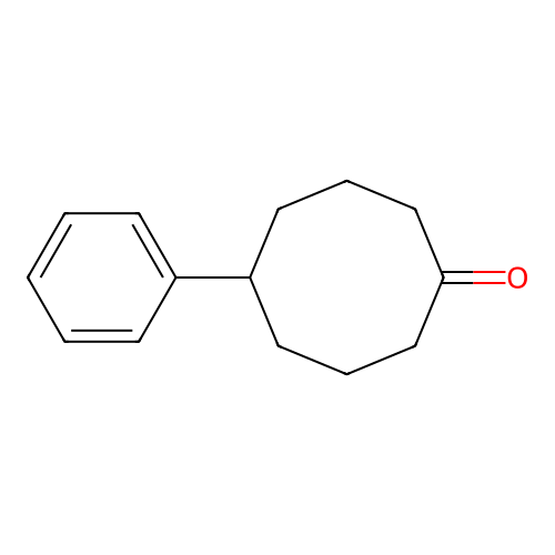 Cyclooctanone, 5-phenyl- structure