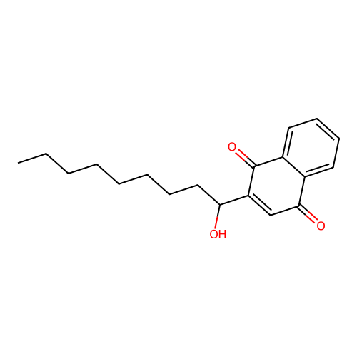 2-(1-Hydroxynonyl)naphthalene-1,4-dione structure