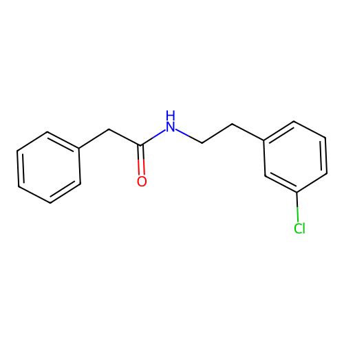 N-[2-(3-chlorophenyl)ethyl]-2-phenylacetamide structure
