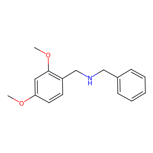 Benzyl-(2,4-dimethoxy-benzyl)-amine structure
