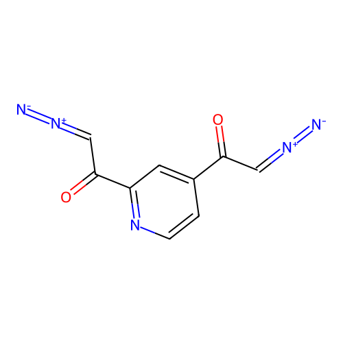 1,1'-(Pyridine-2,4-diyl)bis(2-diazoethanone) structure