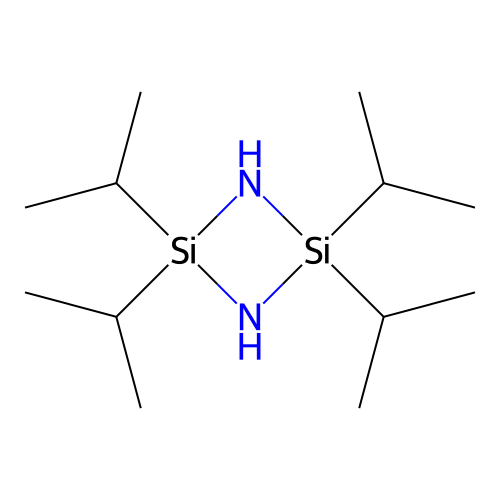 2,2,4,4-Tetra(propan-2-yl)-1,3,2,4-diazadisiletidine structure