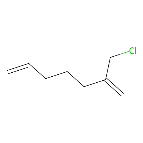 1-Heptene, 7-chloro-6-methylene- structure