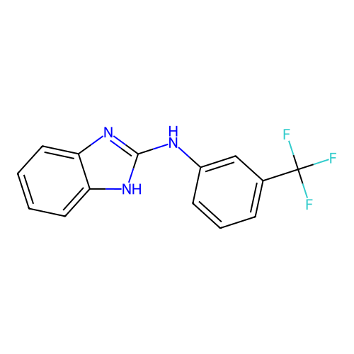 N-(Benzimidazol-2-yl)-3-(trifluoromethyl)aniline structure
