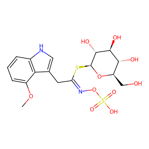 4-Methoxyglucobrassicin structure