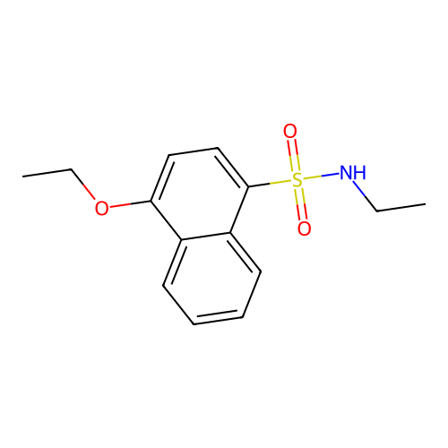 4-ethoxy-N-ethylnaphthalene-1-sulfonamide structure