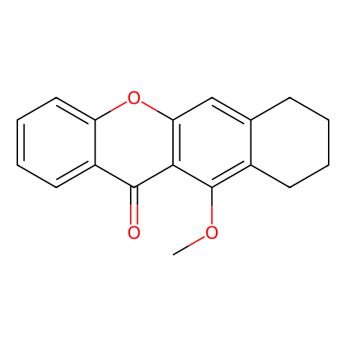 11-Methoxy-7,8,9,10-tetrahydrobenzo[b]xanthen-12-one structure