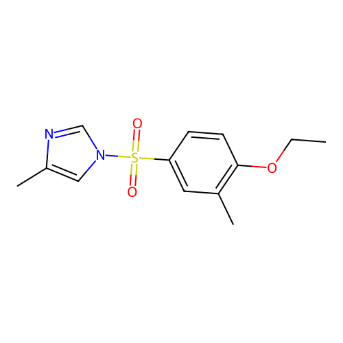 1-(4-Ethoxy-3-methylphenyl)sulfonyl-4-methylimidazole structure