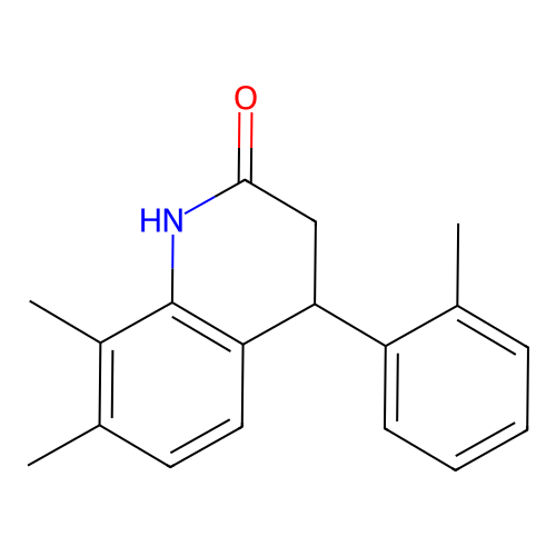 7,8-dimethyl-4-(2-methylphenyl)-3,4-dihydroquinolin-2(1H)-one structure