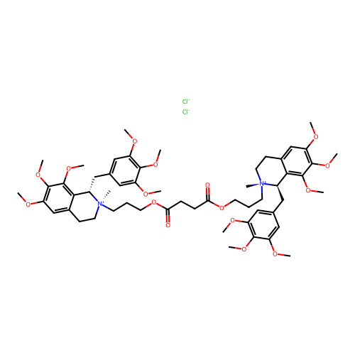 氯化多沙氯铵 structure