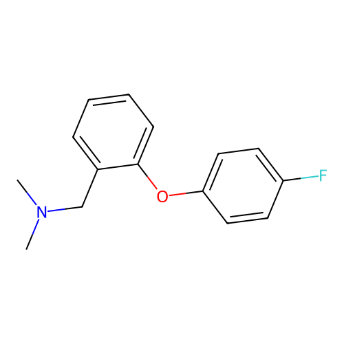 2-(4-Fluorophenoxy)-N,N-dimethylbenzenemethanamine structure