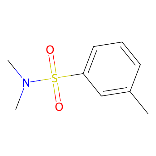 N,N,3-三甲基苯磺酰胺 structure