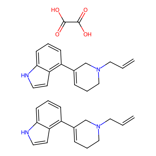 4-(1- -1H-indoleoxalate structure